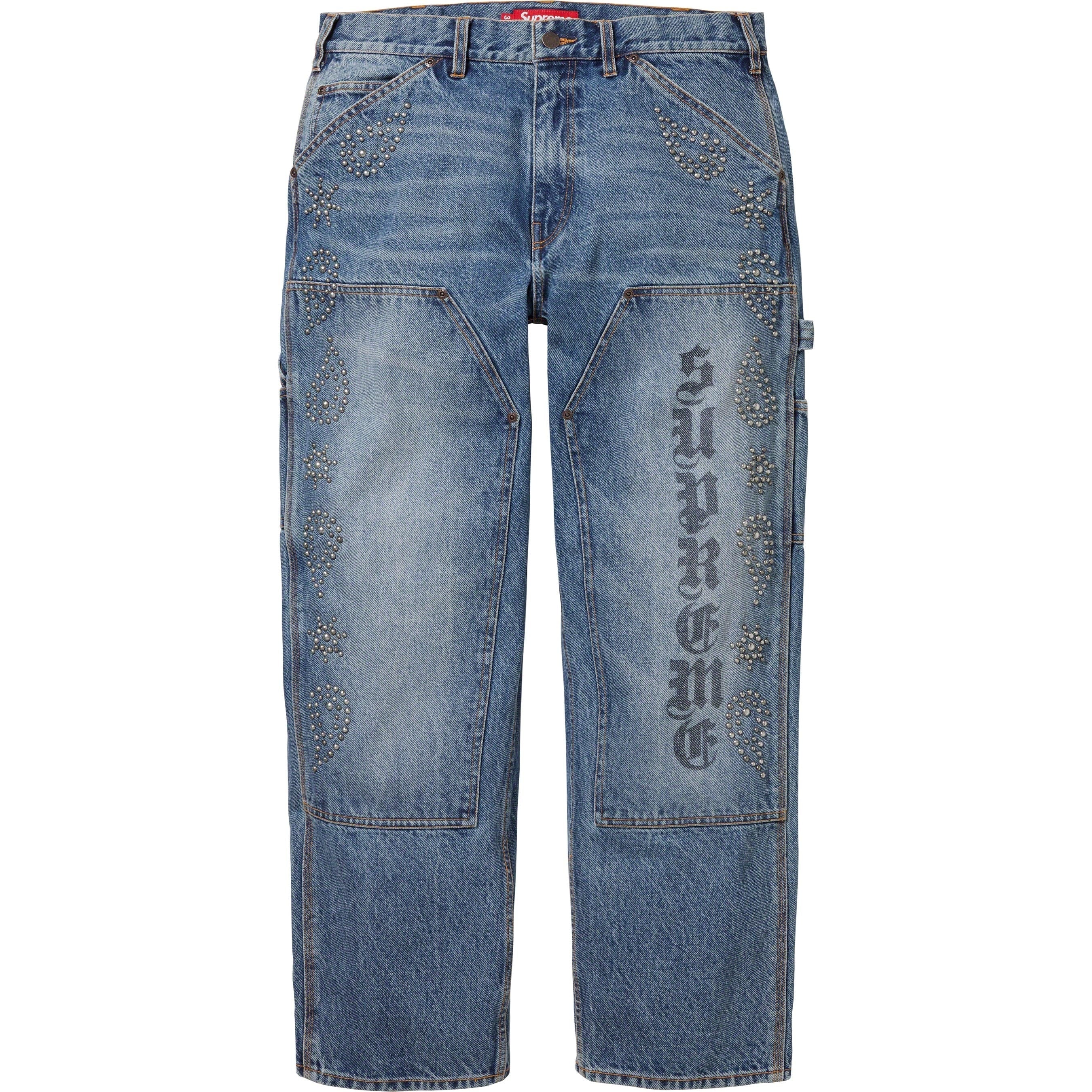 Paisley Studded Double Knee Painter Pant view 15